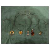5 Pendants on Cords