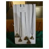 5 Ammonite Fossil Pendant Necklaces