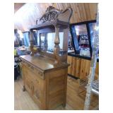 Victorian-Style Sideboard with Mirror