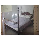 Antique canopy bed