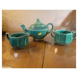 Green teapot set