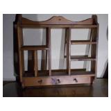 Wooden nick nak shelf