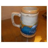 Ceramic German beer mugs