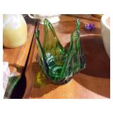 Green Decorative Candle Holder