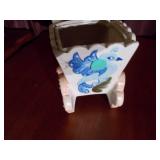 Pottery plant/flower cart