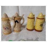 Vintage salt and pepper shakers