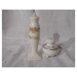 Assortment of salt and pepper shakers