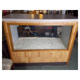 Glass front display cabinet