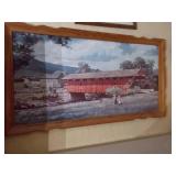 Covered bridge couch picture