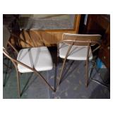 Vintage folding chairs