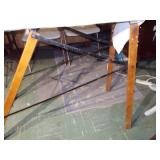 Vintage wooden ironing board