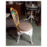 Cast iron outdoor chair