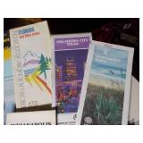 Vintage maps and advertisements of places