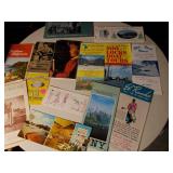 Vintage travel brochures