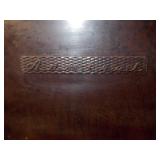 Vintage radio and record player