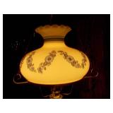 vintage hanging hurricane lamp,