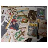 Album with postcards and more