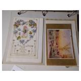 Album with postcards and more