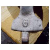 antique breast drill or an ice cream maker.