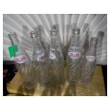 vintage Pepsi-Cola glass bottles