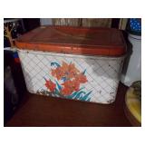 collection of vintage advertising tins