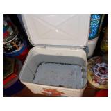 collection of vintage advertising tins