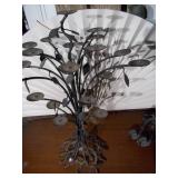 vintage wrought iron floor candelabras