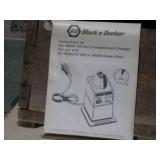 Black & Decker 9.6V Scrudrill charger base.