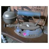 vintage Coleman 608A Instant Lighting Iron in its original box