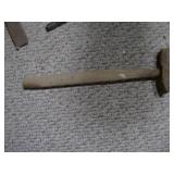 vintage metal bucket full of vintage tools