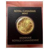 2023 CANADIAN MAPLE LEAF 1 GRAM .9999 FINE GOLD