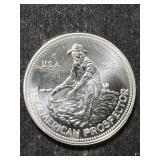 1984 ENGELHARD PROSPECTOR 1 TROY OZ .999 FINE SILVER