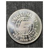 1984 ENGELHARD PROSPECTOR 1 TROY OZ .999 FINE SILVER