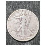 1939-S US WALKING LIBERTY HALF DOLLAR