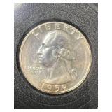 1959 US PROOF WASHINGTON QUARTER IN CASE