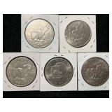 5 US EISENHOWER DOLLARS