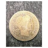 1911 US BARBER DIME