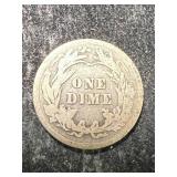 1911 US BARBER DIME