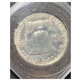 1959 US PROOF FRANKLIN HALF DOLLAR IN CASE