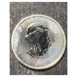 2013 CANADIAN BISON 1 TROY OZ .9999 FINE SILVER