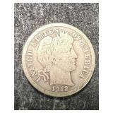 1912-D US BARBER DIME
