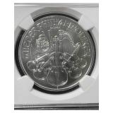 2020 AUSTRIAN PHILHARMONIC 1 TROY OZ .999 FINE SILVER NGC MS69