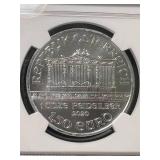 2020 AUSTRIAN PHILHARMONIC 1 TROY OZ .999 FINE SILVER NGC MS69