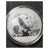 2016 CHINESE PANDA 1 TROY OZ .999 FINE SILVER IN AIRTITE