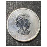 2012 CANADIAN MOOSE 1 TROY OZ .9999 FINE SILVER