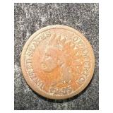 1885 US INDIAN HEAD CENT
