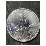2012 CANADIAN COUGAR 1 TROY OZ .9999 FINE SILVER