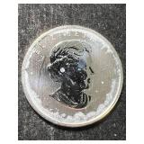 2012 CANADIAN COUGAR 1 TROY OZ .9999 FINE SILVER