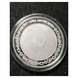 1 TROY OZ .999 FINE SILVER BAPTISM ROUND IN AIRTITE