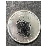 2011 CANADIAN GRIZZLY 1 TROY OZ .9999 FINE SILVER